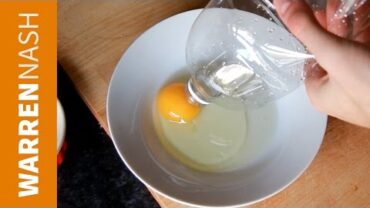 VIDEO: How to separate Egg Whites and Egg Yolks – With a Bottle – Cooking tips by Warren Nash