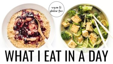 VIDEO: 18. WHAT I EAT IN A DAY | 5 minute vegan meals