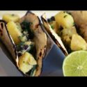 VIDEO: Potato and Spinach tacos