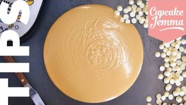 VIDEO: How to Make CARAMELISED WHITE CHOCOLATE (The Easy Way!) | Cupcake Jemma Tips