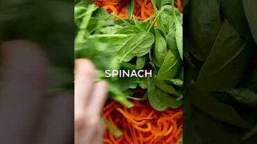 VIDEO: Sweet Potato Noodles with Cashew Cream Sauce #shorts