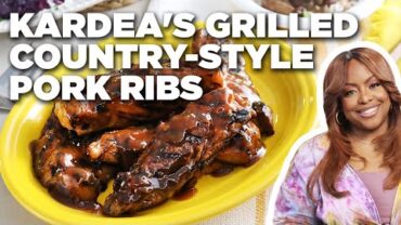 VIDEO: Kardea Brown’s Grilled Country-Style Pork Ribs | Delicious Miss Brown | Food Network