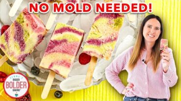 VIDEO: Tie Dye Popsicle Recipe (No Popsicle Mold Needed!)