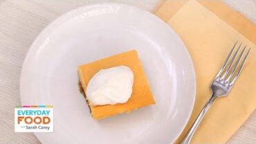 VIDEO: Creamy Sweet Potato Cheesecake Squares – Everyday Food with Sarah Carey