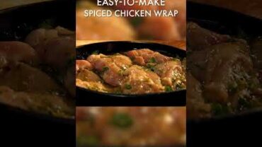 VIDEO: Easy and delicious wraps! 🌯 #Recipes #GordonRamsay #Cooking #Chicken #SpicyFood