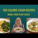 VIDEO: 500 Calorie Vegan Recipes/ Whole Food Plant Based