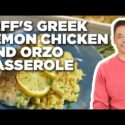 VIDEO: Jeff Mauro’s Greek Lemon Chicken and Orzo Casserole | The Kitchen | Food Network