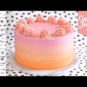 VIDEO: Ombre Buttercream Cake Decoration Step By Step | Get Faded! | The Cupcake Jemma Channel