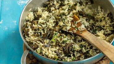 VIDEO: Dolmadakia: Greek Grapeleaves (deconstructed) Pilaf: Ready in 30 Mins!