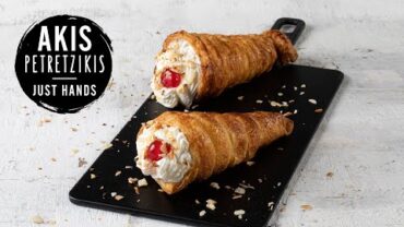 VIDEO: Greek Cream Horns | Akis Petretzikis