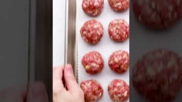 VIDEO: Honey Garlic Meatballs #shorts