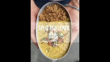 VIDEO: SPLIT RED LENTIL DAHL #shorts