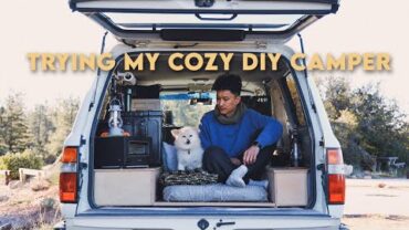 VIDEO: Glamping in my DIY SUV Camper