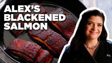 VIDEO: Crispy Blackened Salmon with Alex Guarnaschelli | Alex’s Day Off | Food Network