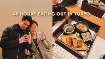 VIDEO: 48 Hours Eating What I Can In Tokyo 🇯🇵 | Breakfast at Muji Hotel / Kaiseki / Premium Sushi