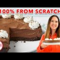 VIDEO: The Ultimate No-Bake Chocolate Cheesecake MADE 100% FROM SCRATCH!