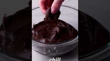 VIDEO: 2 Ingredient chocolate truffle recipe #shorts