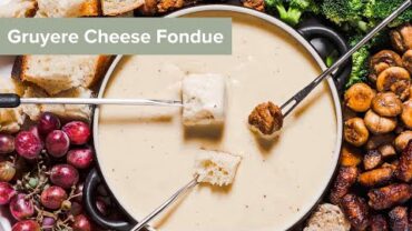 VIDEO: Gruyere Cheese Fondue #shorts