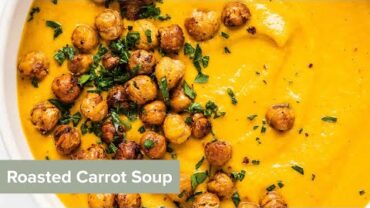 VIDEO: Creamy Roasted Carrot Soup