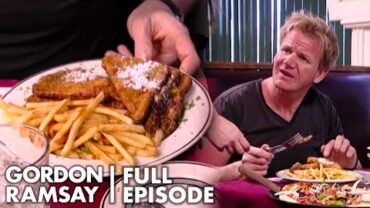 VIDEO: Gordon Ramsay Served A Sandwich With Powdered Sugar On Top | Kitchen Nightmares FULL EPISODE