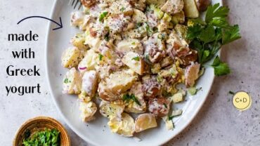 VIDEO: HEALTHY POTATO SALAD RECIPE | easy & delicious