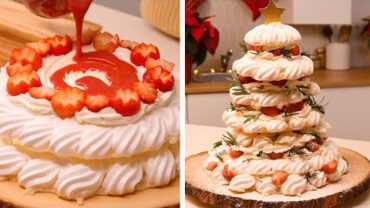 VIDEO: We pav-LOVE-a this Christmas Tree Pavlova recipe 🎄❤️