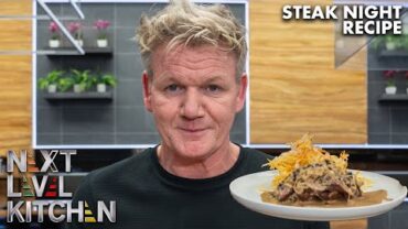 VIDEO: Gordon Ramsay Cooks Up a Simple Steak Dinner with Fries!