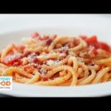 VIDEO: Bucatini with Pancetta, Tomatoes, and Onion – Everyday Food with Sarah Carey