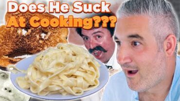 VIDEO: Italian Chef Reacts to FETTUCCINE ALFREDO by You Suck at Cooking