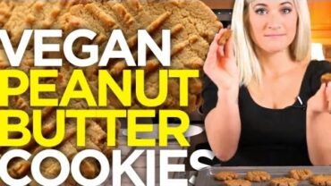 VIDEO: Vegan Peanut Butter Cookie Recipe | The Edgy Veg