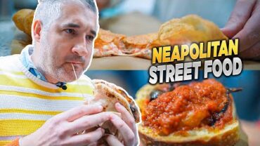 VIDEO: Eating the BEST STREET FOOD in Naples Italy for 24 Hours